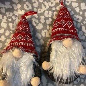 NWOT! Cloth Gnome ornaments